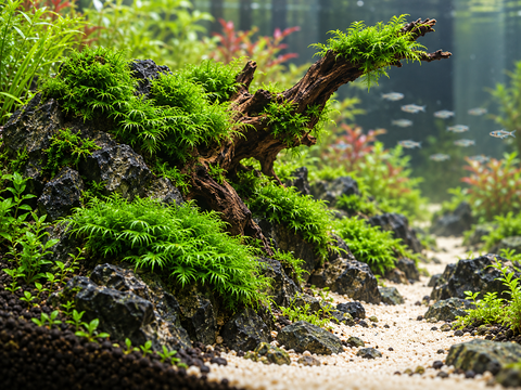 BUY 2 GET 1 FREE Phoenix Moss (Fissidens fontanus)